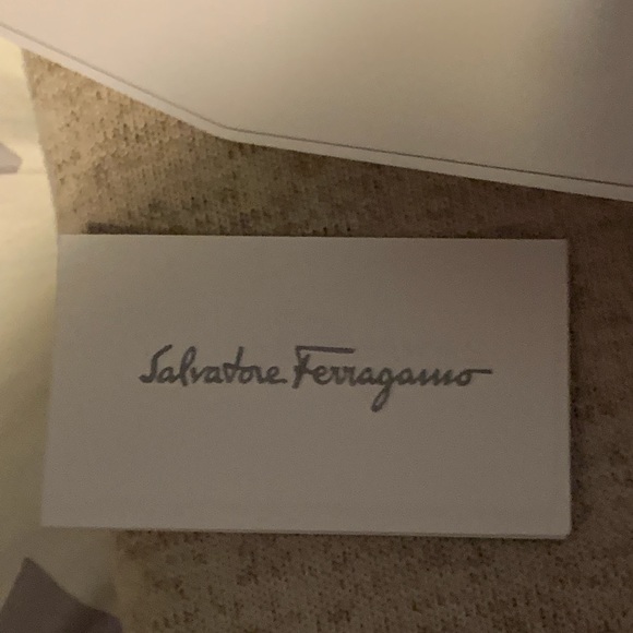 NIB Ferragamo SP11 Runway Straw & Leather Handbag - Picture 7 of 14